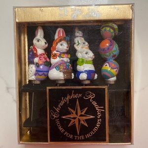 Christopher Radko Easter pate knives.